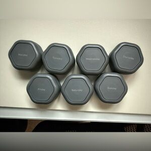 NWOT Cadence Capsule Pill Organizer with Days of the Week